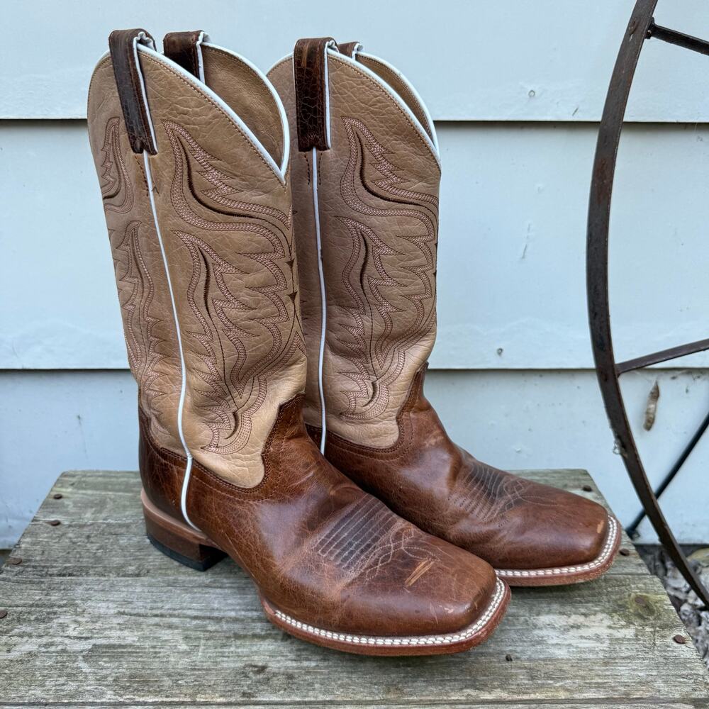 Cody James Yellowstone Western Broad Square Toe Cowboy Boots 8 1/2 D BCJSP22L1 - Picture 2 of 7
